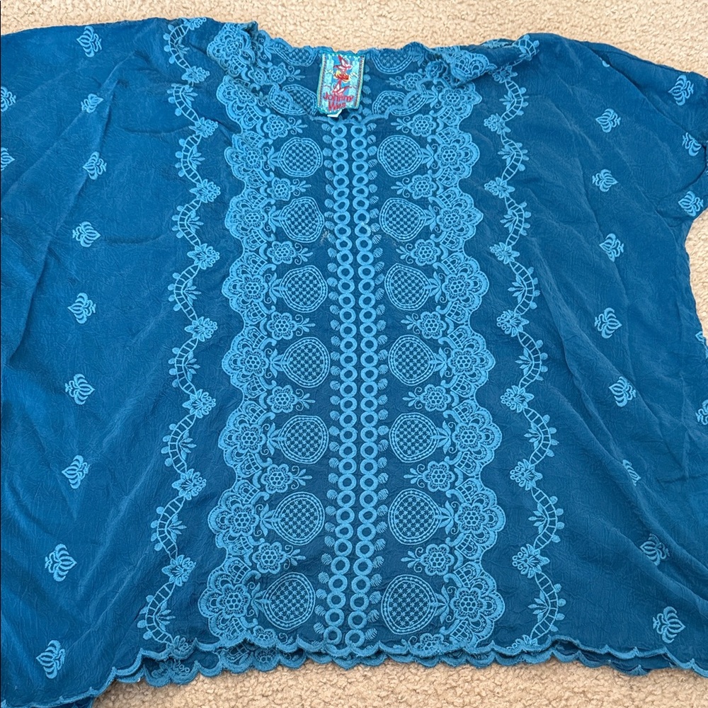 Johnny Was Analuisa Embroidered Top - Picture 3 of 6
